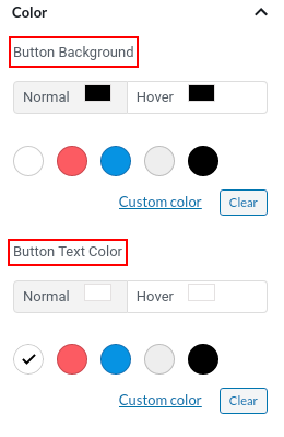 Advanced Button - color